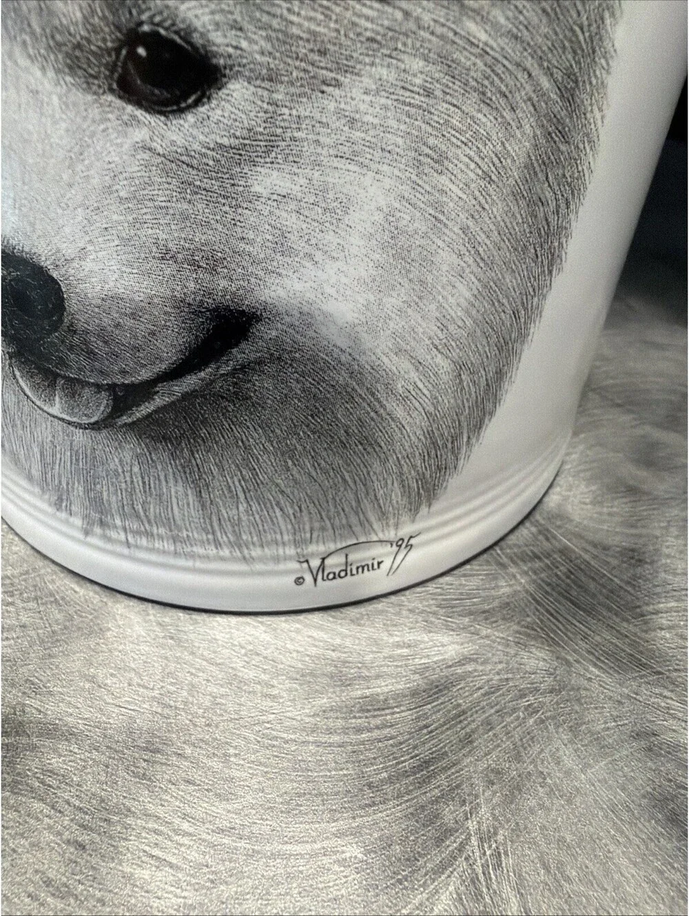 American Eskimo Dog Rosalinde Vladimir Tzenov Cookie Treat Jar Best Of Show